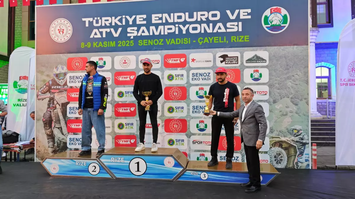 Rize\'de Enduro ve ATV Şampiyonası Heyecanı