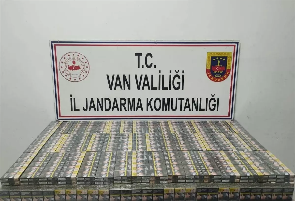 Başka\'da 1980 Paket Kaçak Sigara Ele Geçirildi