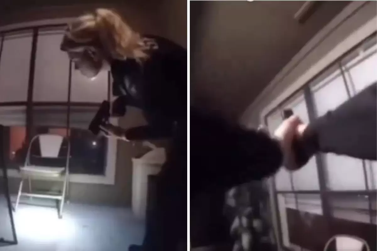 Acemi polisler, kapıyı tabanca ile açan ev sahibine kurşun yağdırdı