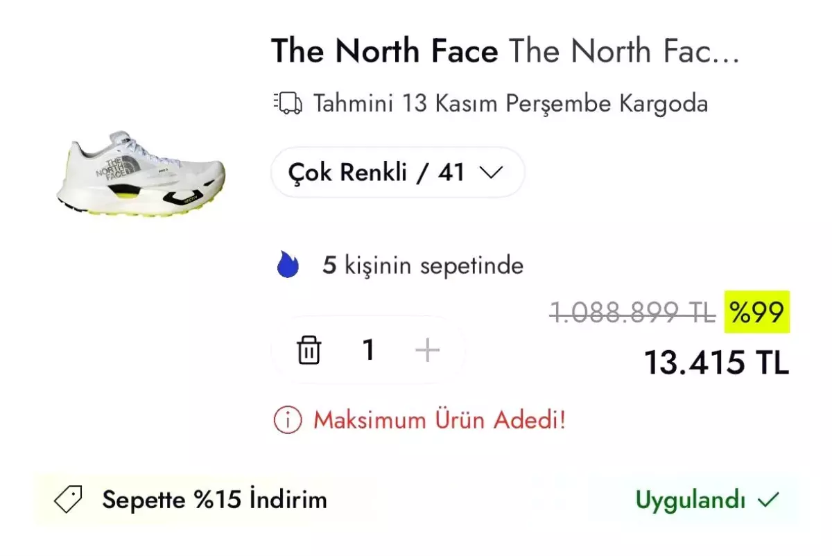 Bu bir reklam değil uyarı! Milyonluk ayakkabıyı 13 bine indirdiler