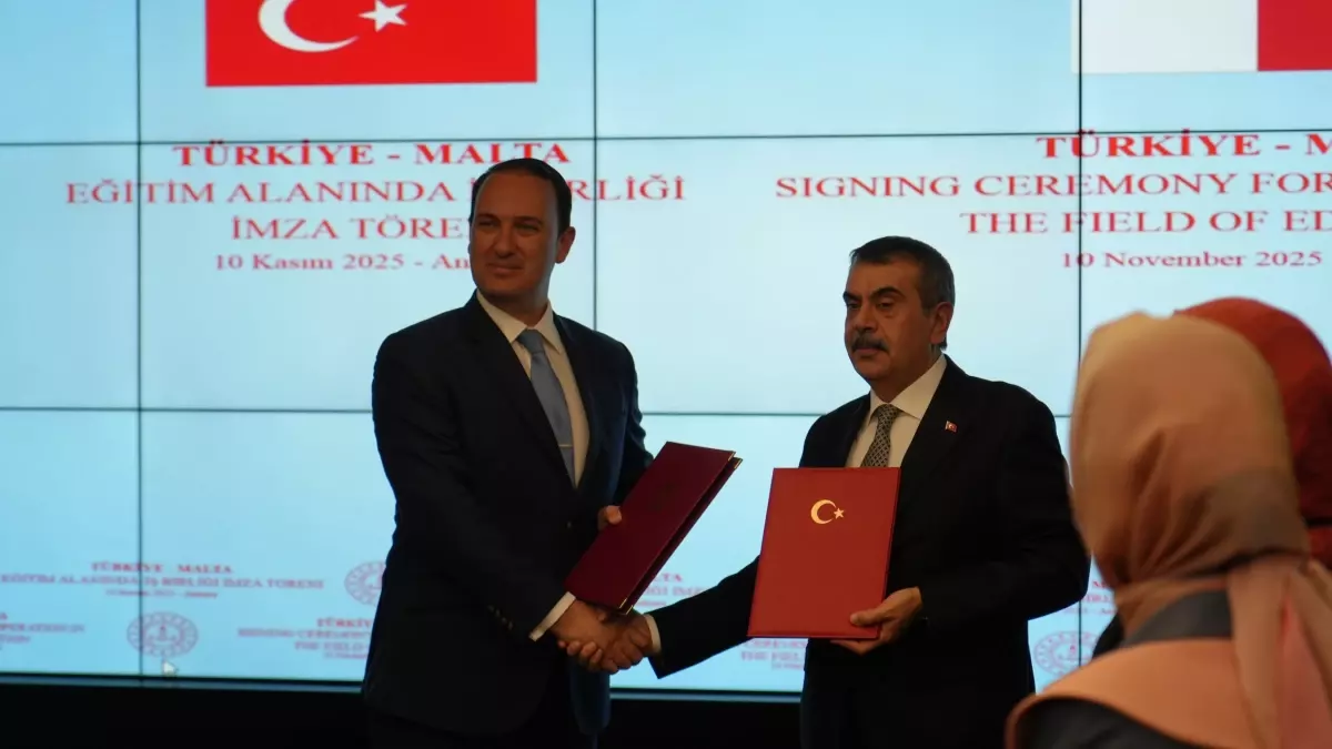 Türkiye ve Malta\'dan Eğitim İş Birliği