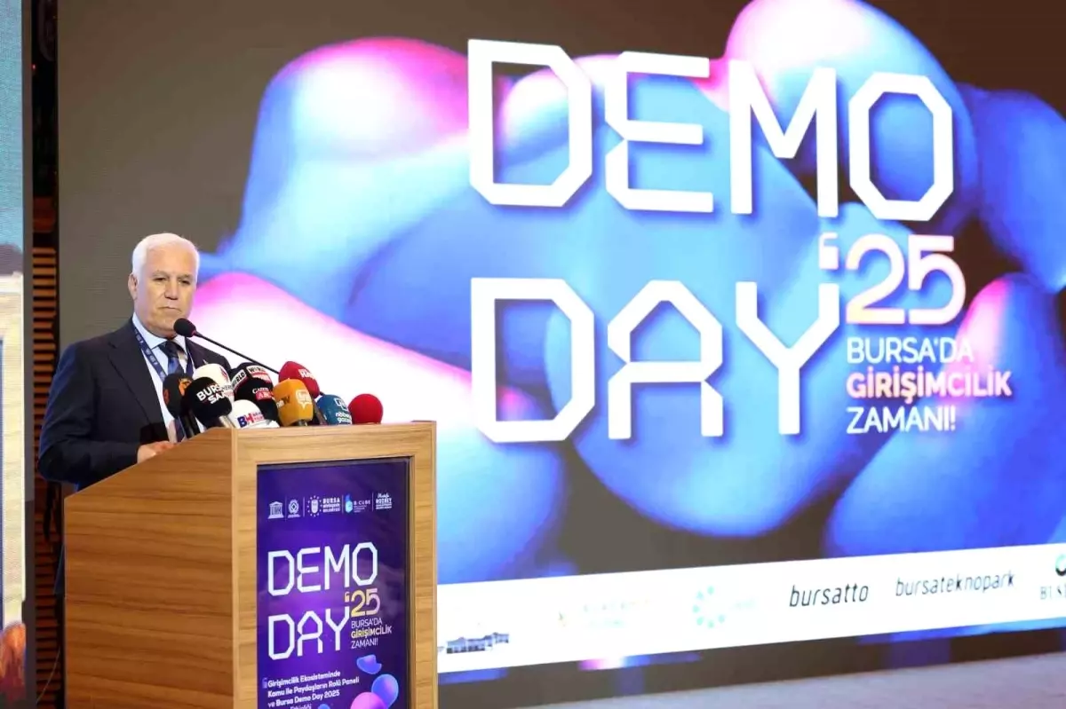 Bursa Büyükşehir Belediyesi\'nden Girişimcilik Etkinliği: DemoDay 2025
