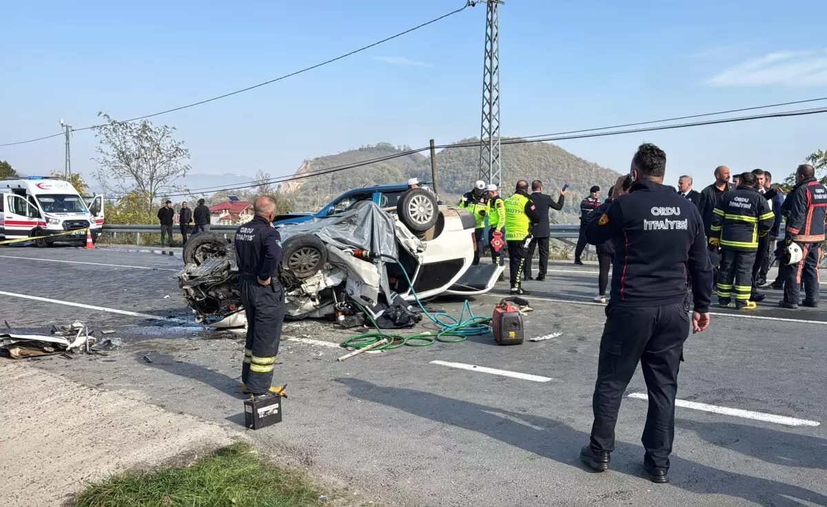 Ordu\'da Ehliyetsiz Sürücü Kazası: 1 Ölü, 2 Yaralı
