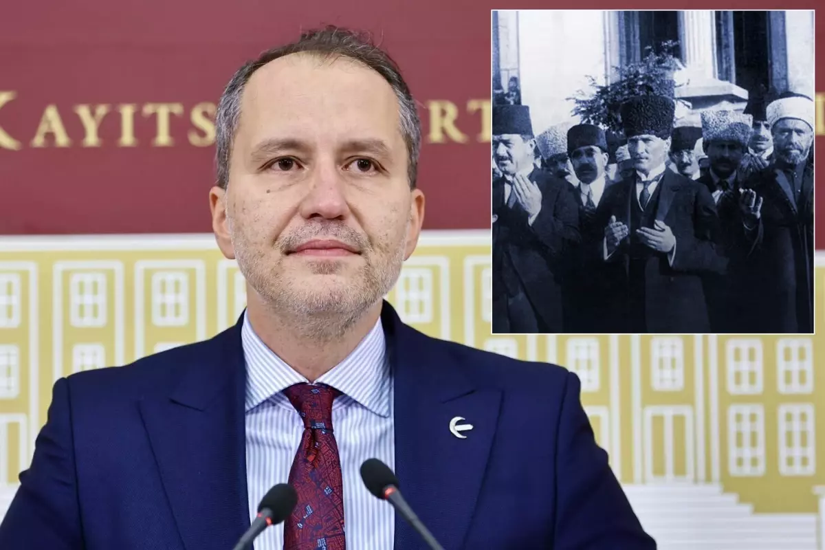 Mustafa Kemal Atatürk\'ü anan Fatih Erbakan\'ın paylaşımına tepki var