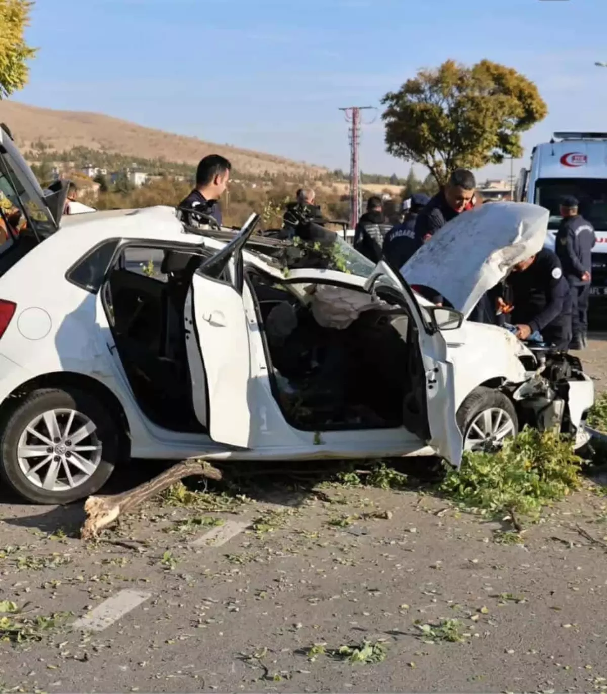 Anne ve Bebeği Trafik Kazasında Hayatını Kaybetti