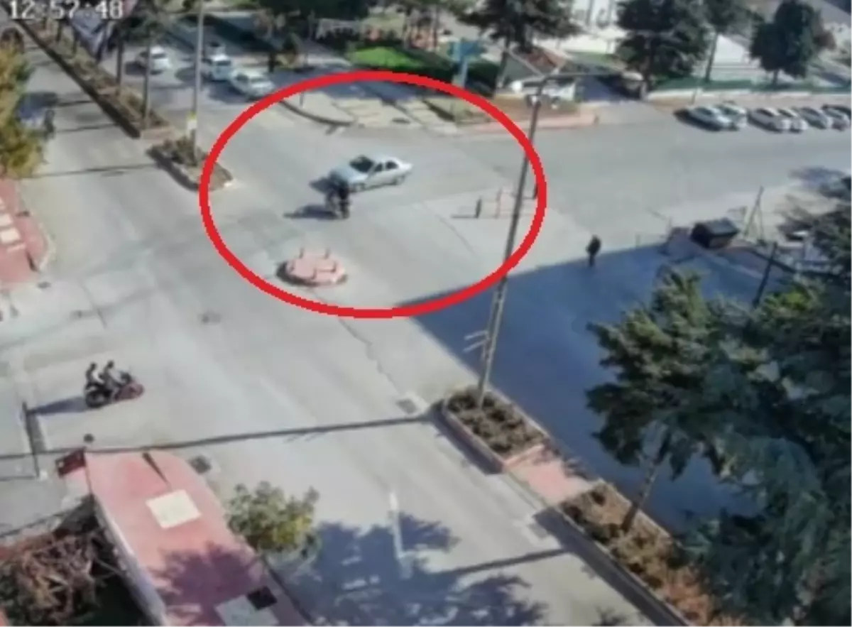 Merzifon\'da Otomobil-Motosiklet Kazası