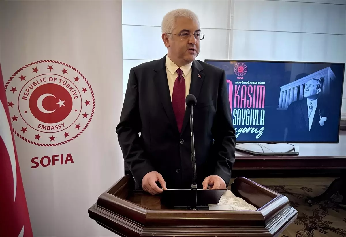 Atatürk\'ün Anma Töreni Sofya\'da