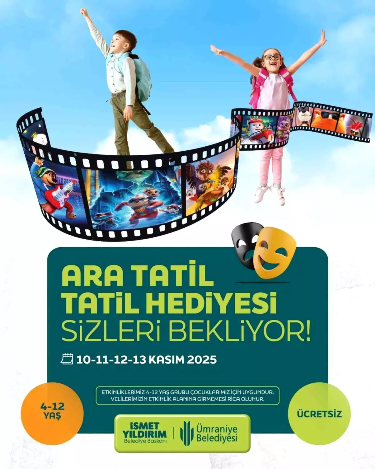 Ümraniye Belediyesi\'nden çocuklara ara tatil hediyesi