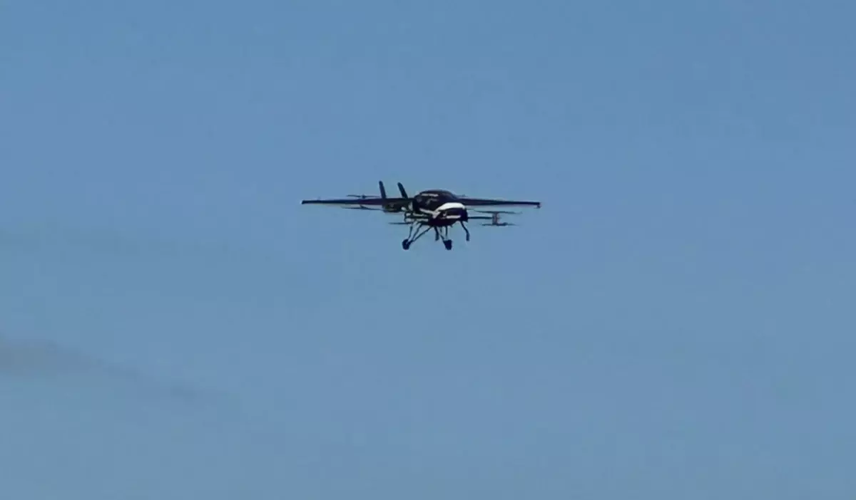 Yardım uçağı düştü: 2 ölü