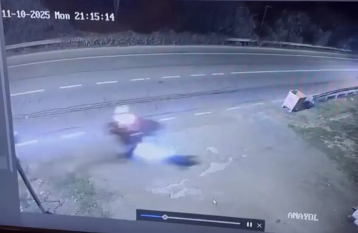 Beykoz\'da Motosiklet Kazası