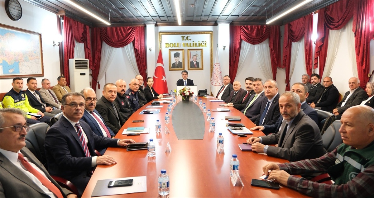 Bolu\'da Kış Tedbirleri Toplantısı