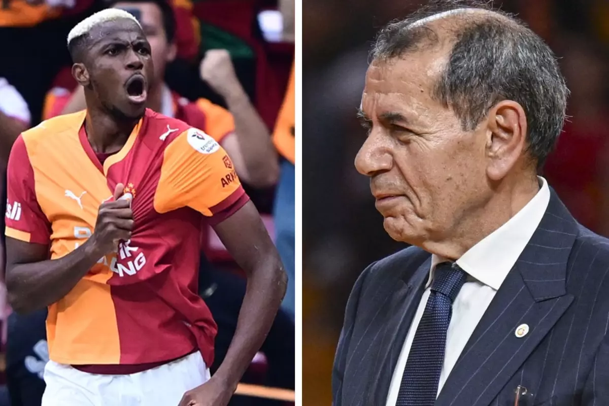 Dursun Özbek\'ten \'\'Osimhen\'in bonservisi 150 milyon euro mu?\'\' sorusuna cevap