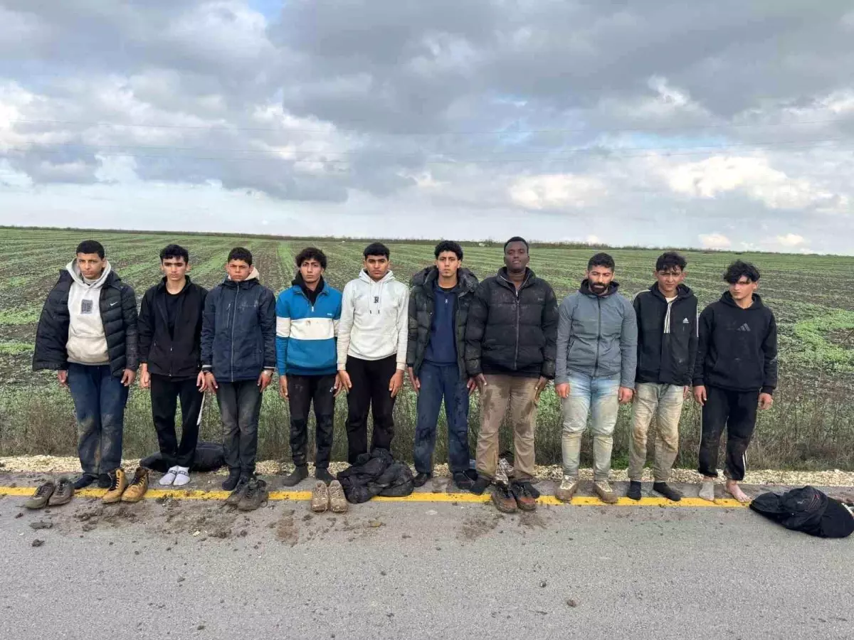 Uzunköprü\'de 10 Düzensiz Göçmen Yakalandı