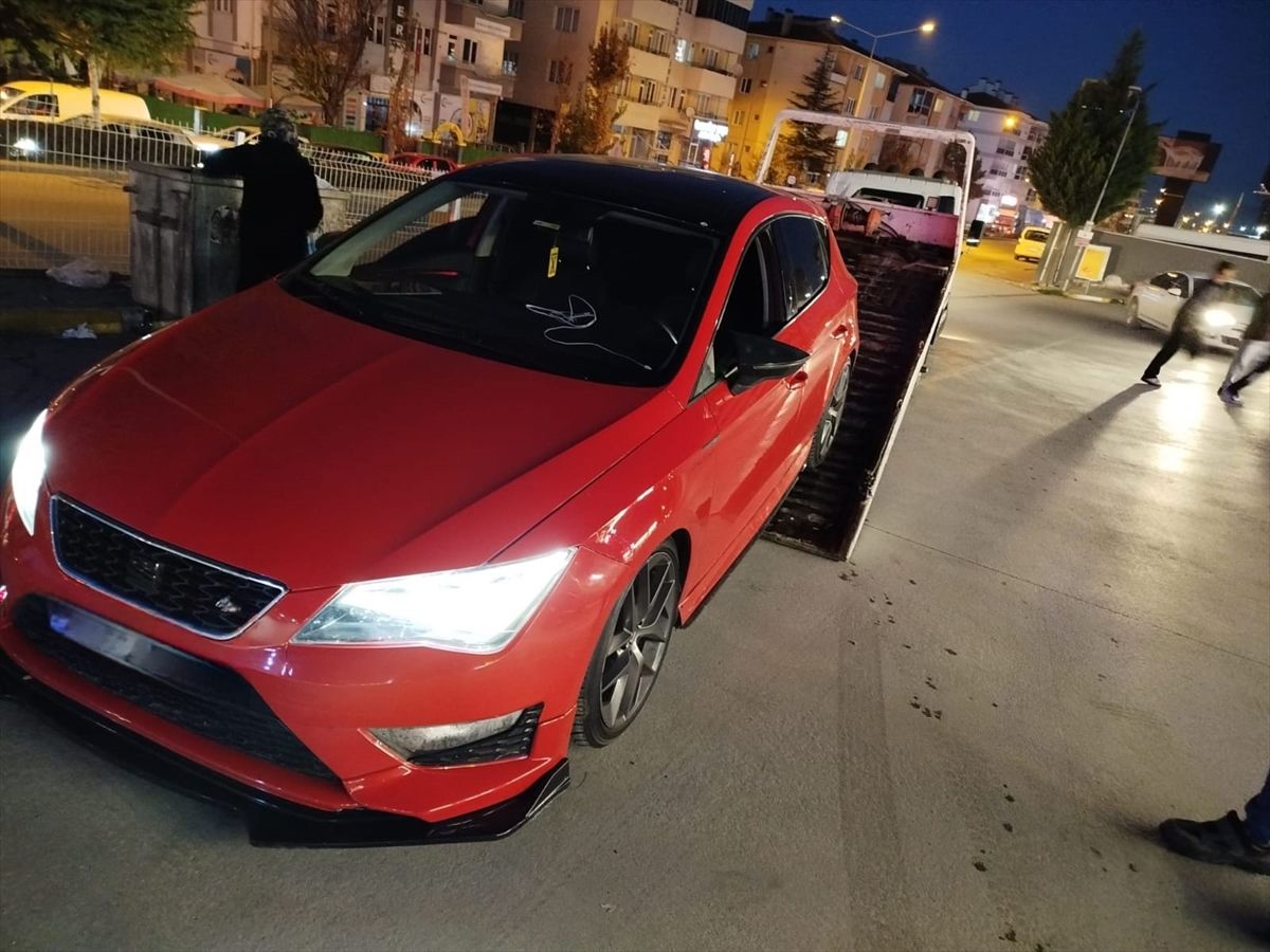 Drift Atan Sürücüye 74 Bin Ceza