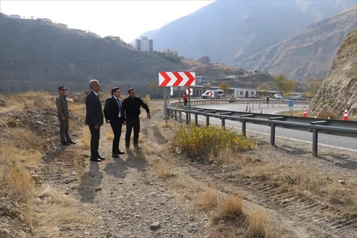 Keban\'da Yol Genişletme Çalışmaları İncelendi