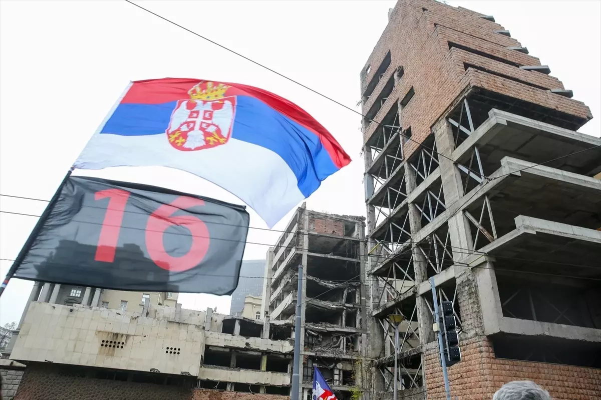 Belgrad\'da Genelkurmay Binası Yıkımına Tepki