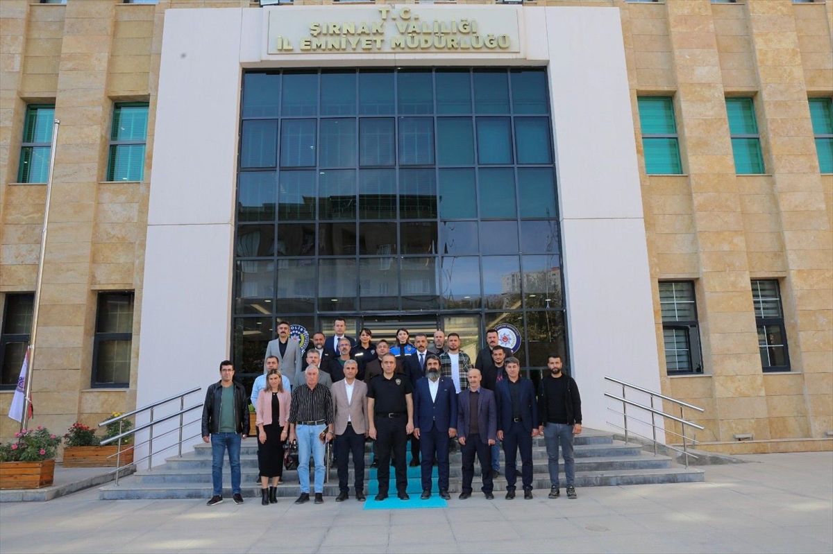 Şırnak İl Emniyet Müdürü Sazak, basın mensuplarıyla bir araya geldi