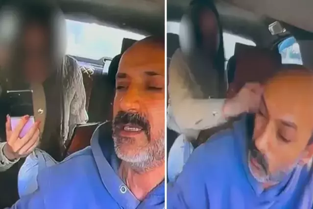 Taksi şoförü ücret tartışması yaşadığı kadın yolcu tarafından darbedildi | Son Dakika