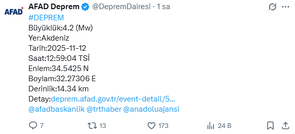Akdeniz'de art arda 3 korkutan deprem! Naci Görür'den jet açıklama geldi Akdeniz'de art arda 3 korkutan deprem! Naci Görür'den jet açıklama geldi