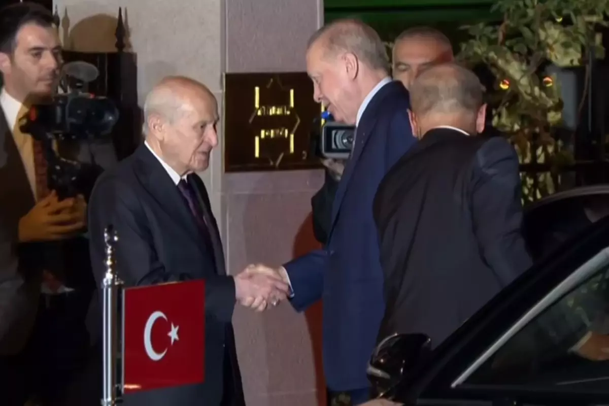 Erdoğan ile Bahçeli görüşme gerçekleştirdi