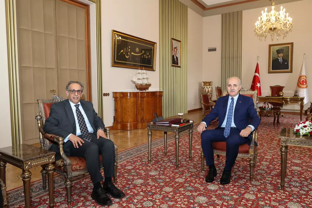 Kurtulmuş, Kuveyt Büyükelçisini Kabul Etti