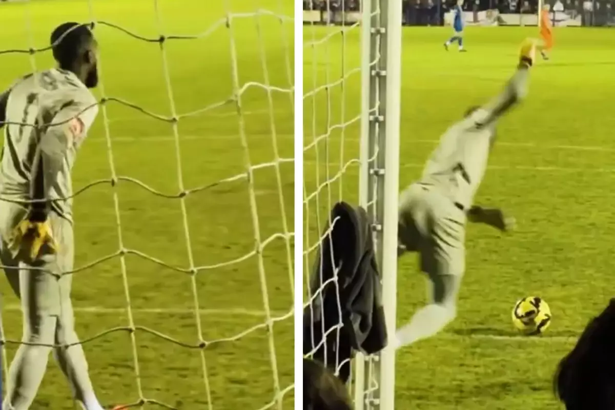 Zamana oynamak isteyen kaleciden görülmemiş taktik 