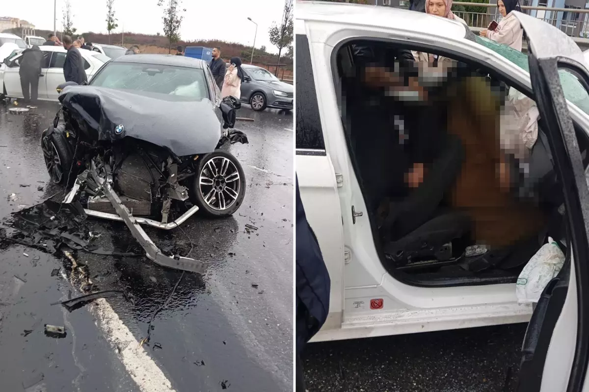 AK Partili vekil ölümden döndü, tıra çarpmaktan son anda kurtuldu