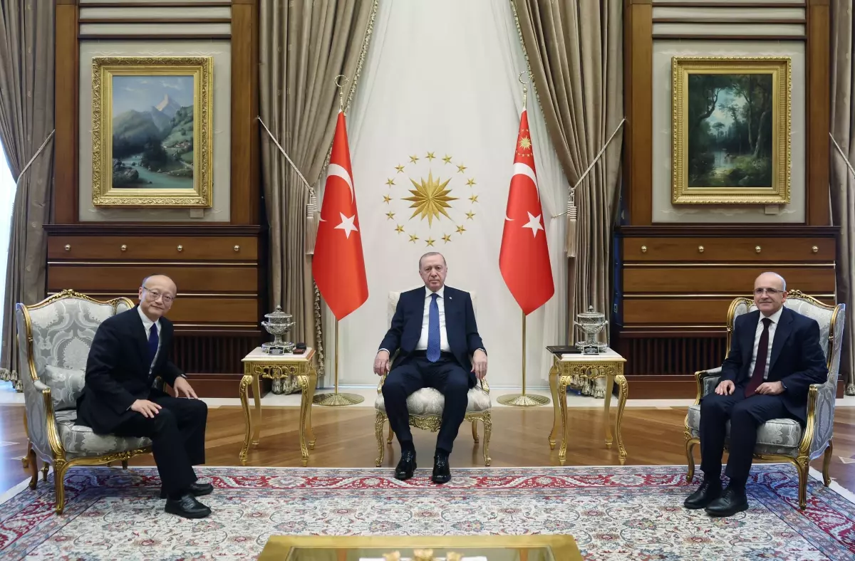 Cumhurbaşkanı Erdoğan, Asya Kalkınma Bankası Başkanı Kanda\'yı kabul etti