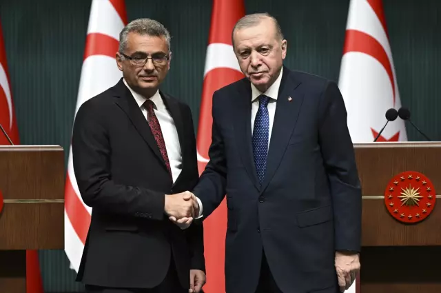 Cumhurbaşkanı Erdoğan: Kıbrıs'tan çözüm, iki devletin var olmasından geçiyor