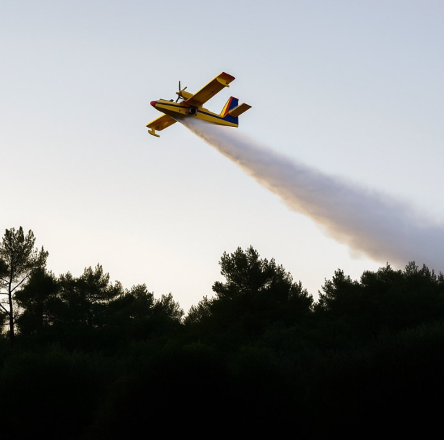 Yangın söndürme uçağı Hırvatistan'da düştü, pilot şehit oldu