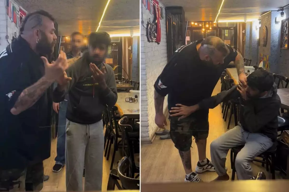 Beyoğlu\'nda oyuncu Bahadır Ünlü hırsızlık yaptığı iddiasıyla çalışanını beyzbol sopasıyla darbetti