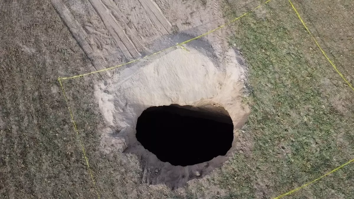 Aksaray\'da Obruk Tehlikesi