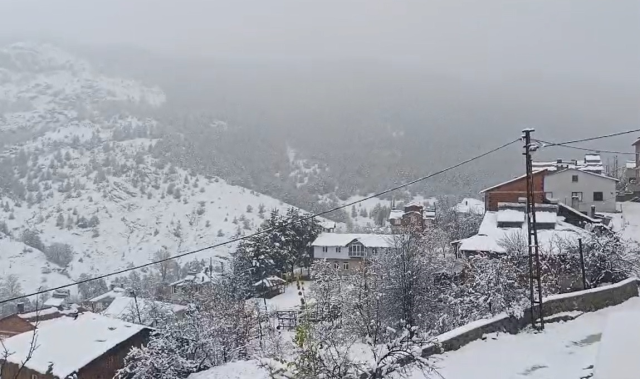 Meteoroloji sarı kodla uyarmıştı! Sivas'a lapa lapa kar yağdı