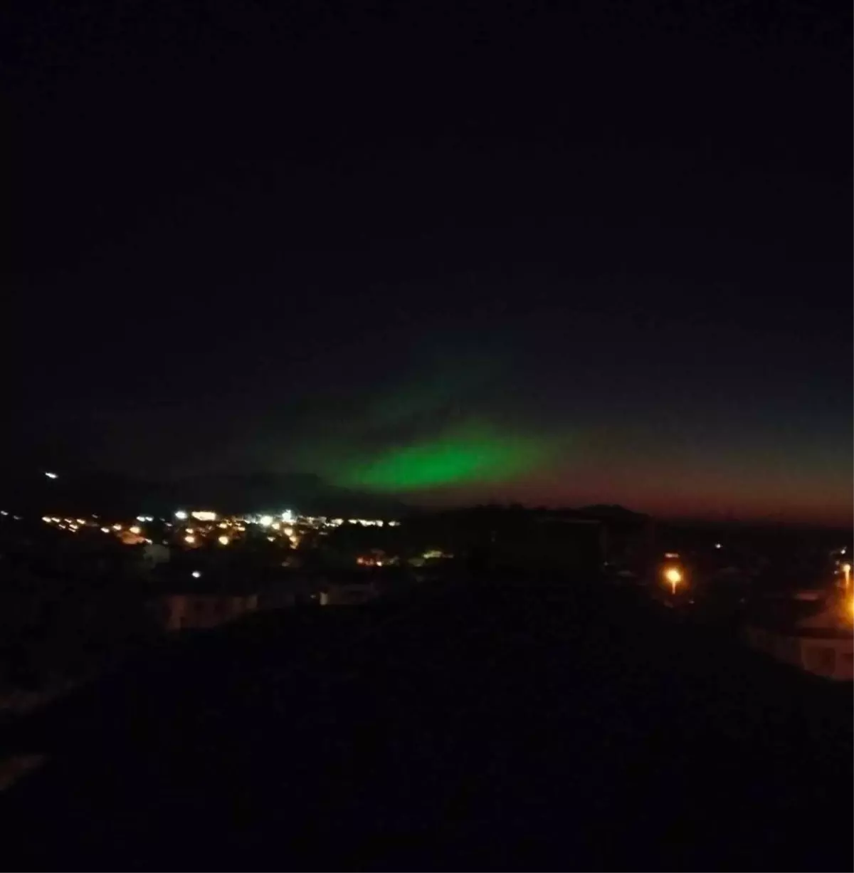 Görüntü Türkiye\'den! Kuzey ışıkları o ilimizde görüldü