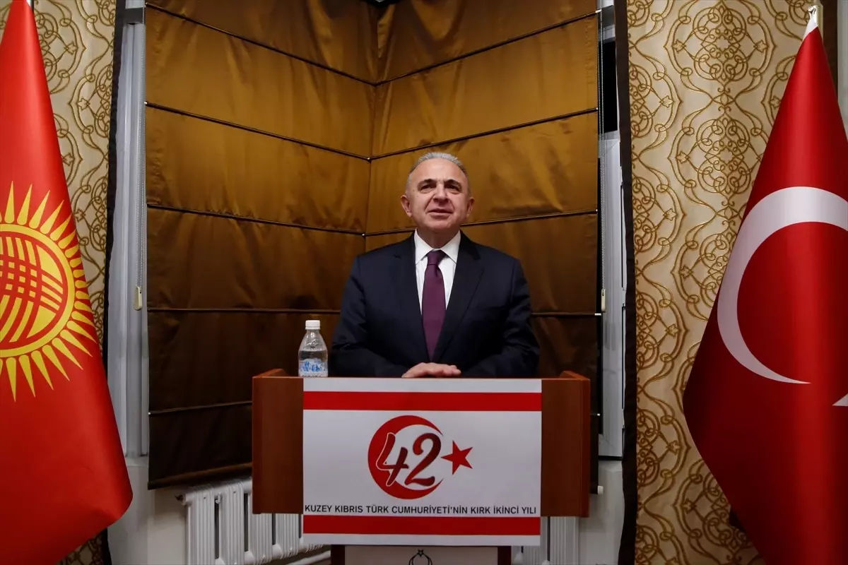 Kırgızistan\'da KKTC\'nin 42. kuruluş yıl dönümü kutlandı