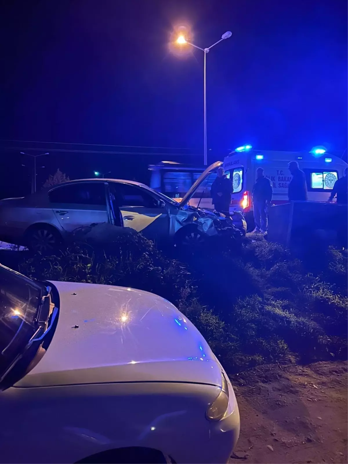 Sinop\'ta Otomobil Çarpışması: 2 Yaralı