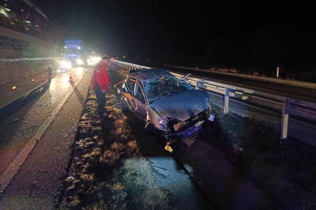 Otostopla bindiği aracın takla atması sonucu hayatını kaybetti Otostopla bindiği aracın takla atması sonucu hayatını kaybetti