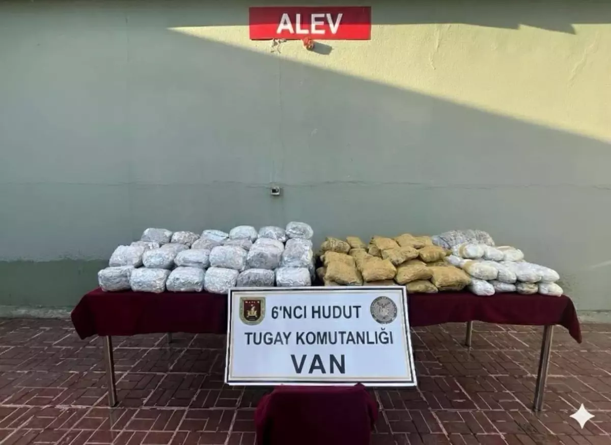 Van\'da 109 Kg Uyuşturucu Ele Geçirildi