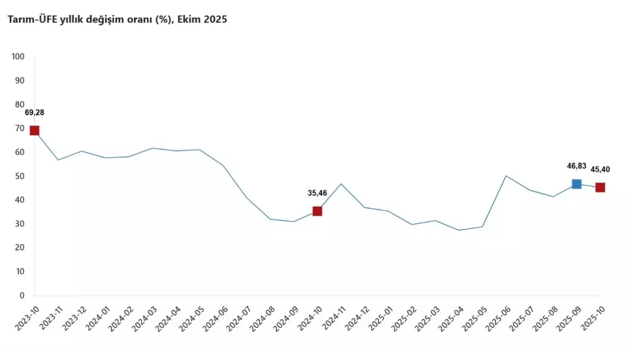 Tarım Ürünleri Fiyatları Ekim\'de Arttı