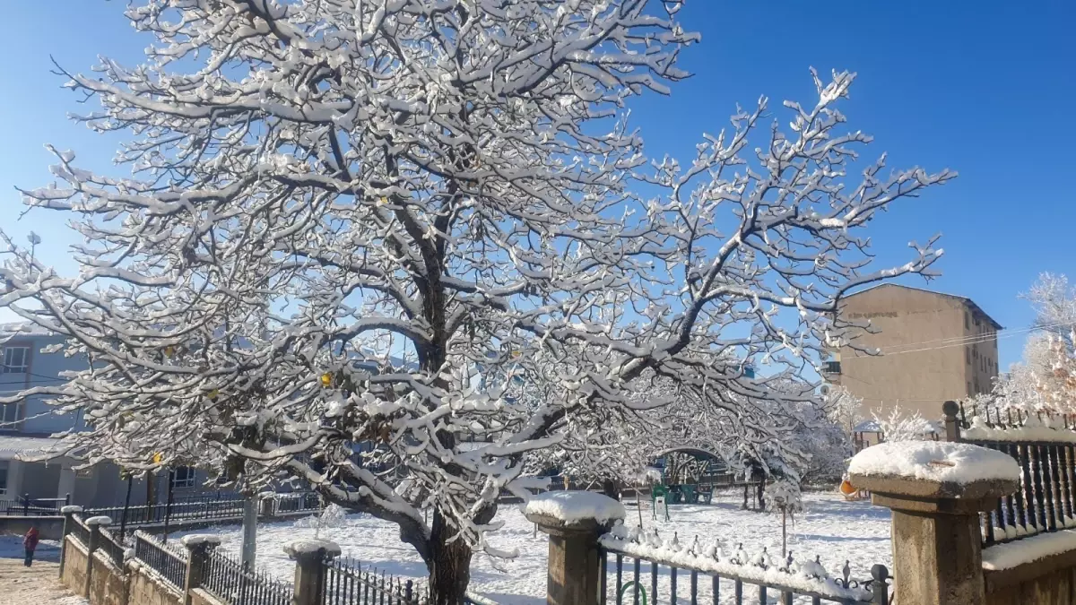 Başkale\'de Kar Yağışı Esnafı Sevindirdi