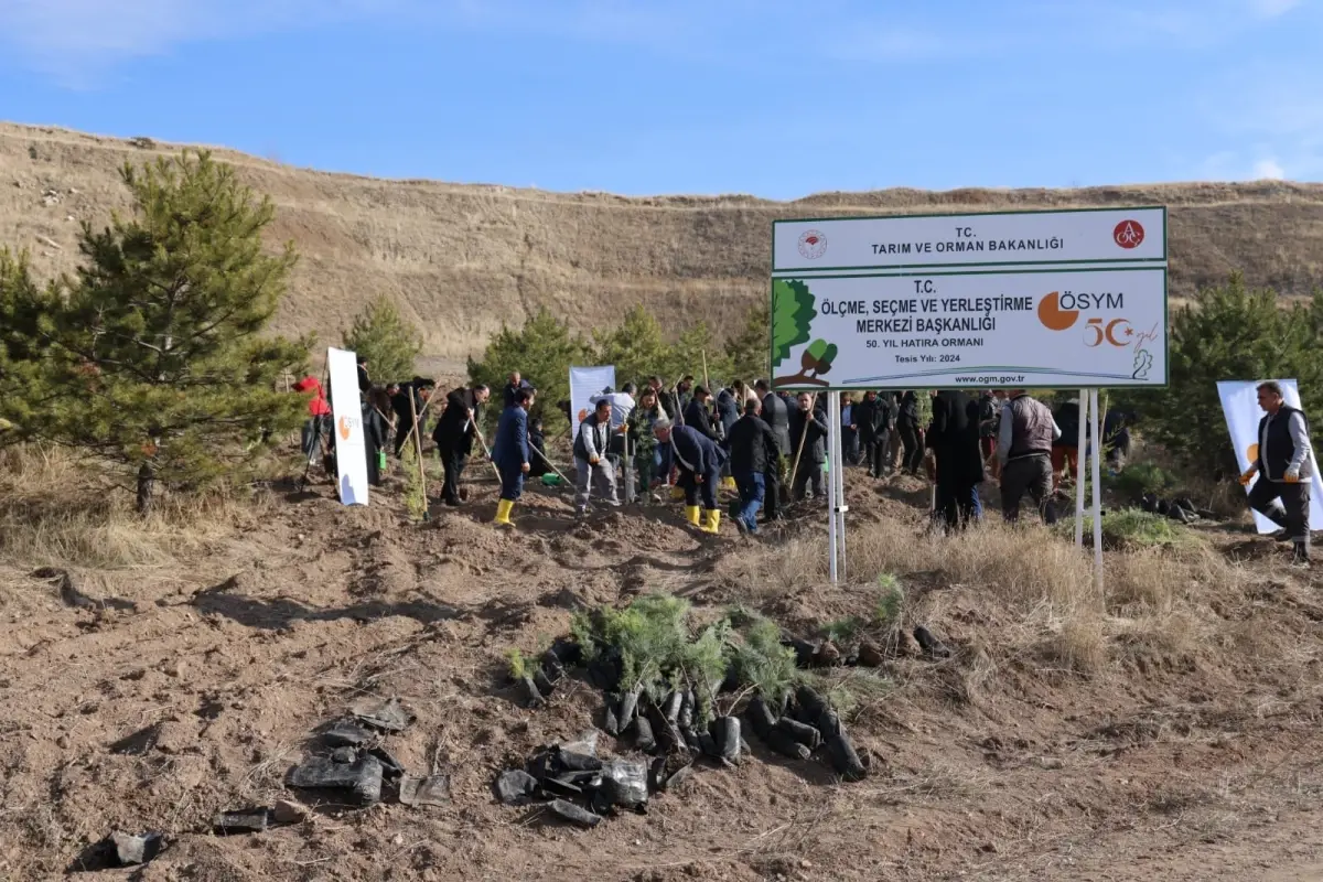 ÖSYM 51. Yılında 250 Fidan Dikimi Gerçekleştirdi