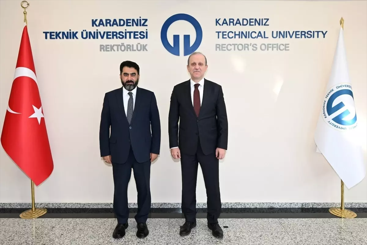 Müftü Çiçek\'ten KTÜ Rektörü\'ne Ziyaret