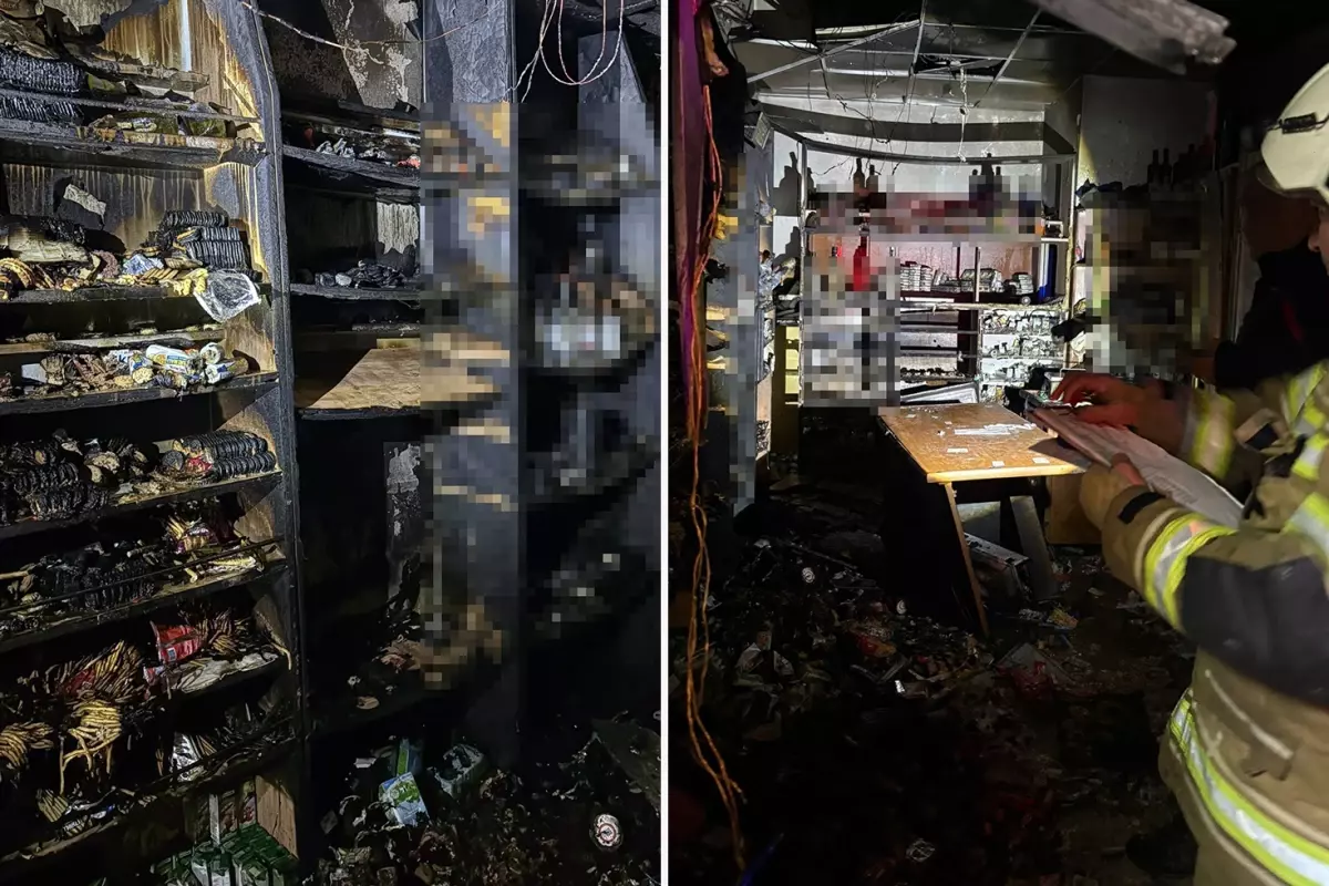 Ailesiyle tartıştı, tekel bayisini ateşe verdi: 2 yaralı