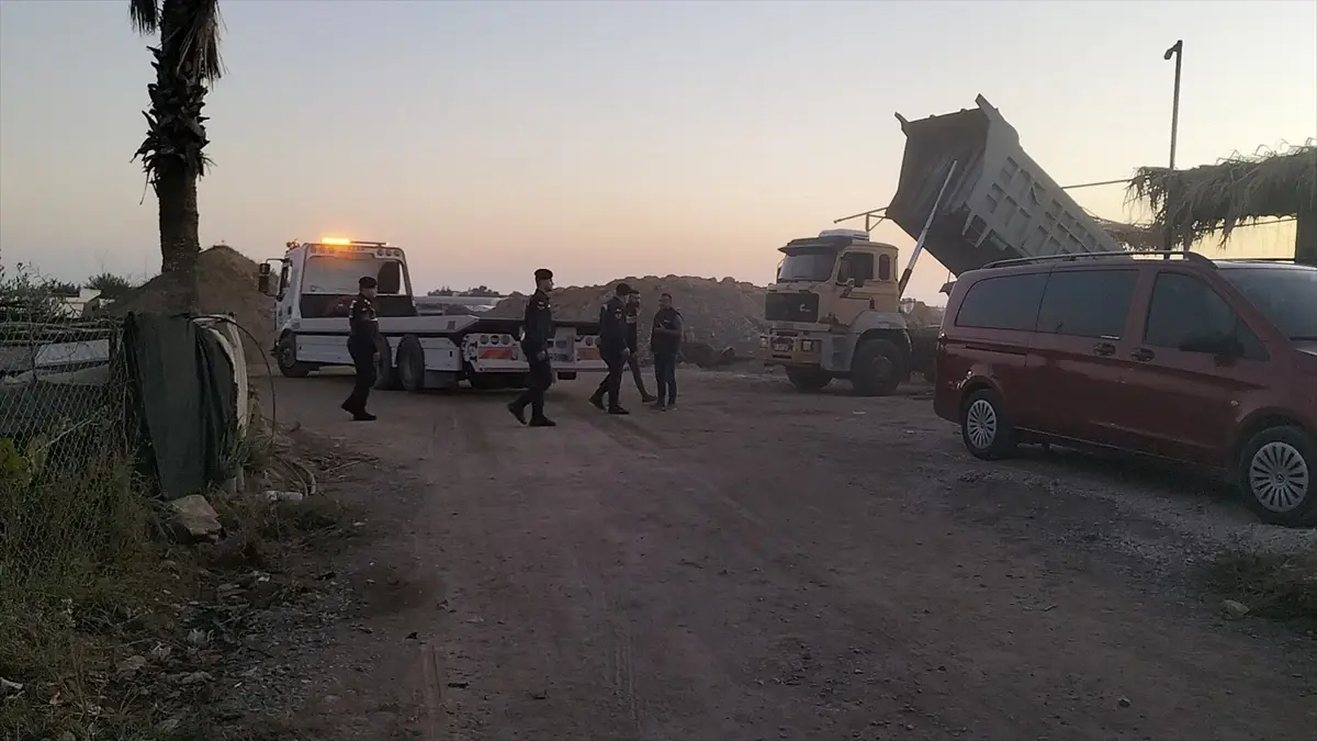 Manavgat\'ta Kum Hırsızlığı: 1 Tutuklama