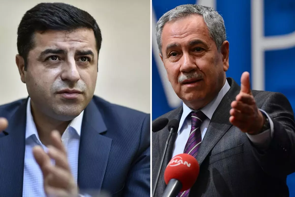 Bu sefer de Bülent Arınç, Demirtaş\'ı yalanladı: Çarpıtma ve uydurma yoktur