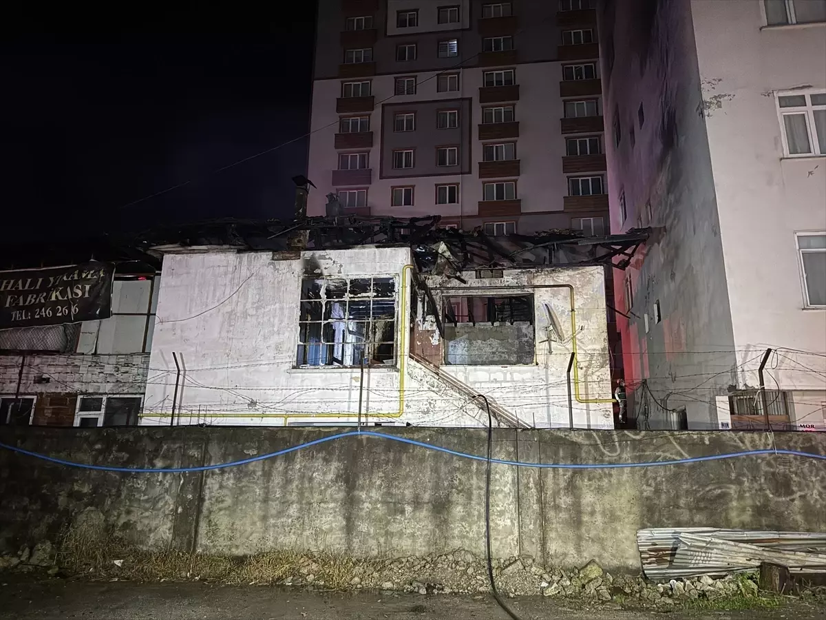 Rize\'de Müstakil Evde Yangın Çıktı