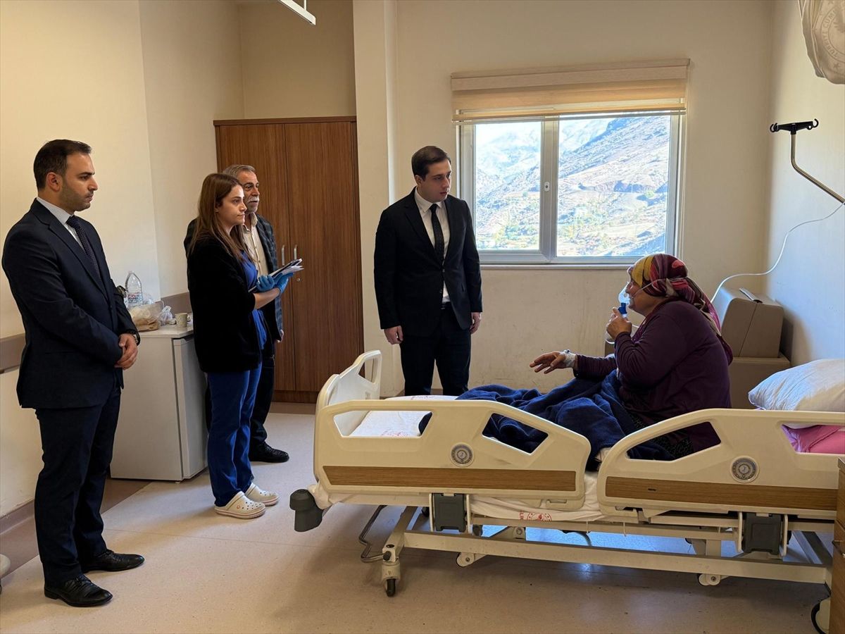 Kaymakam Başar Hastaneyi Ziyaret Etti