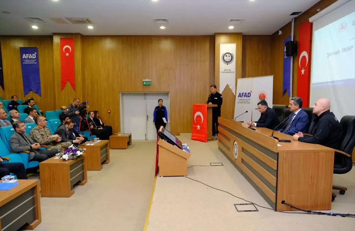 Şırnak\'ta Afet Risk Azaltma Toplantısı