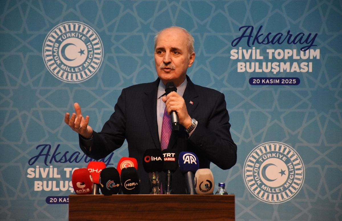 TBMM Başkanı Kurtulmuş, "Aksaray Sivil Toplum Buluşması" programında konuştu Açıklaması