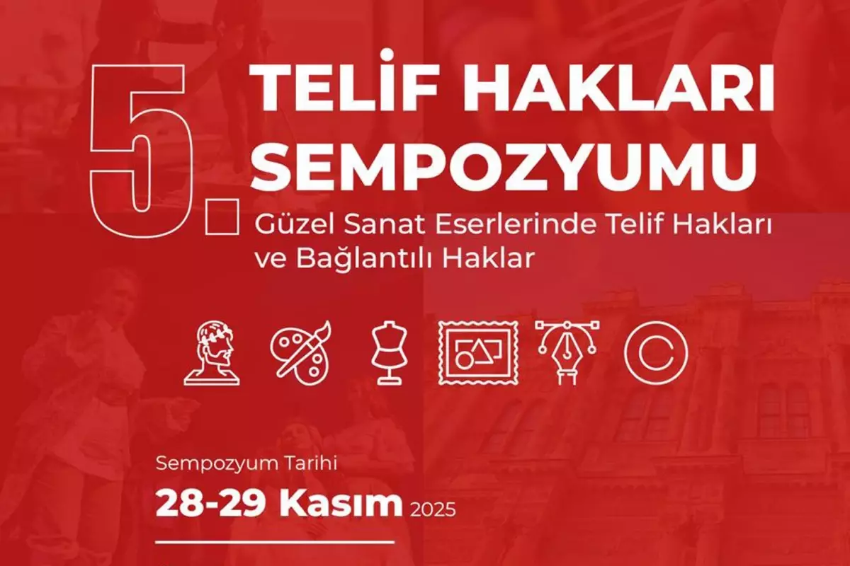 "Güzel Sanat Eserlerinde Telif Hakları" sempozyum masasında